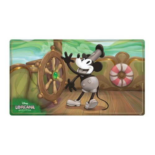Disney Lorcana Steamboat Willie Mickey Mouse Playmat